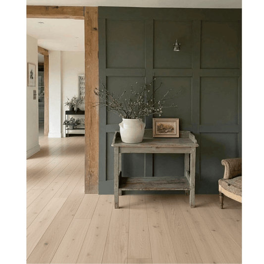 Ashen Taupe neutral European oak hardwood flooring | Mill & Woods Atlanta