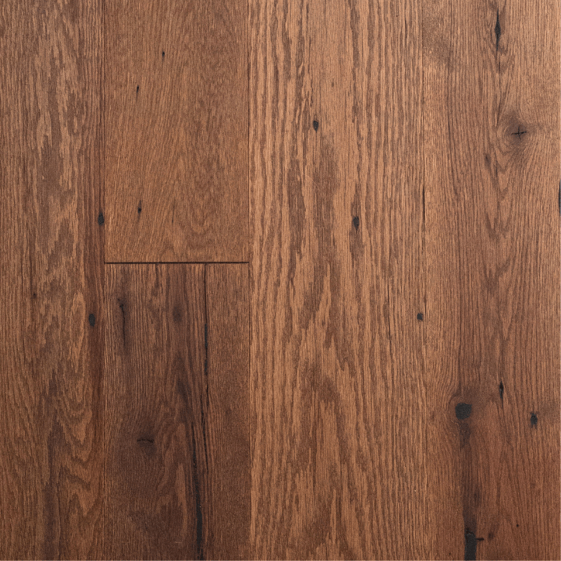 Bastille reclaimed white oak flooring — dark antique character | Mill & Woods