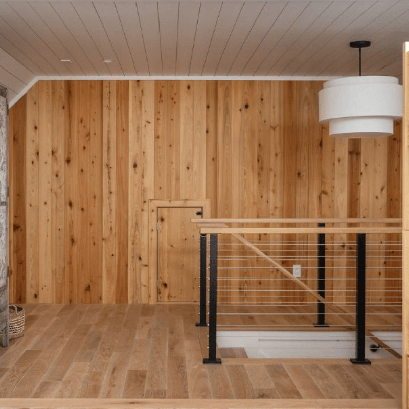 Unfinished longleaf heart pine flooring swatch | Mill & Woods Atlanta