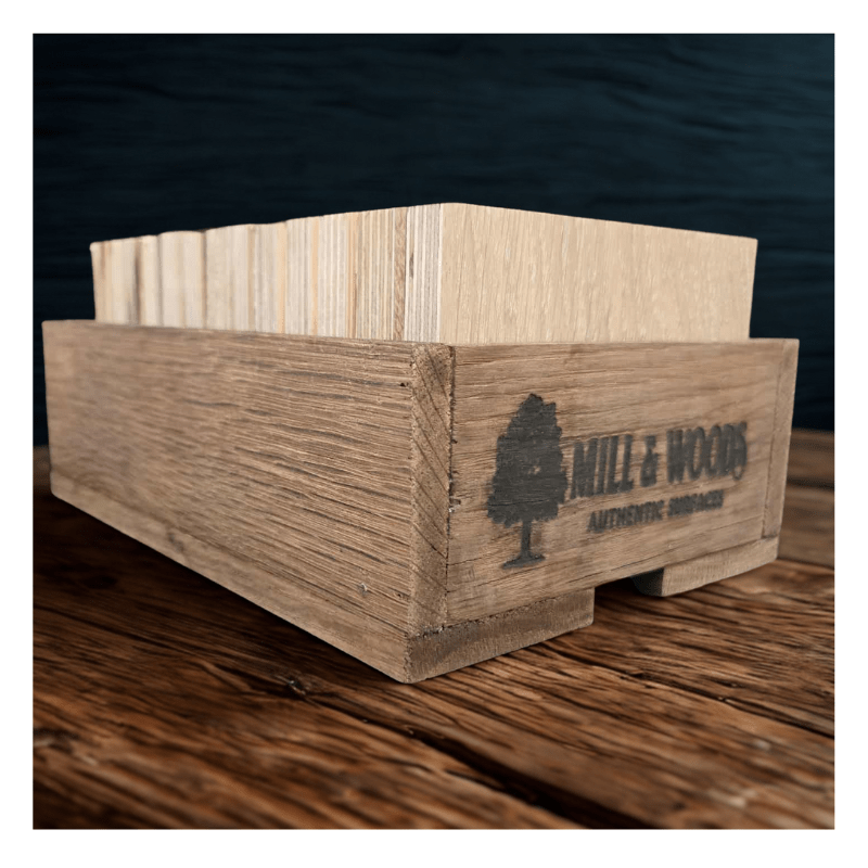 Mill & Woods Wooden Sample Crate