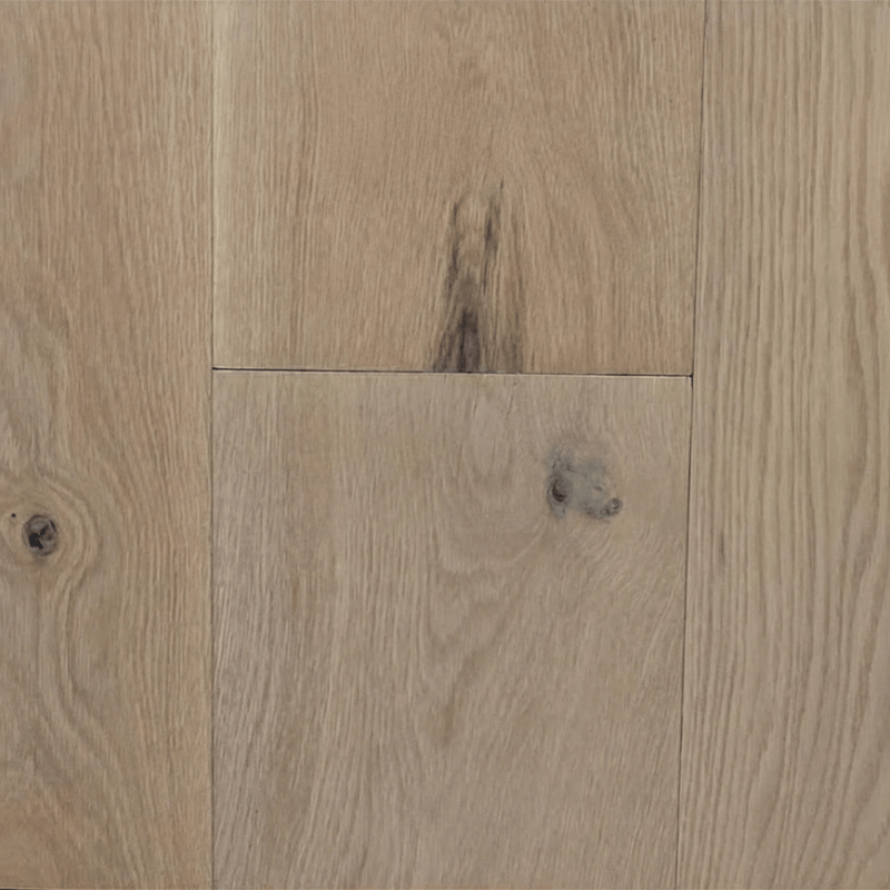 Invisible white oak flooring — natural color, minimal sheen | Mill & Woods