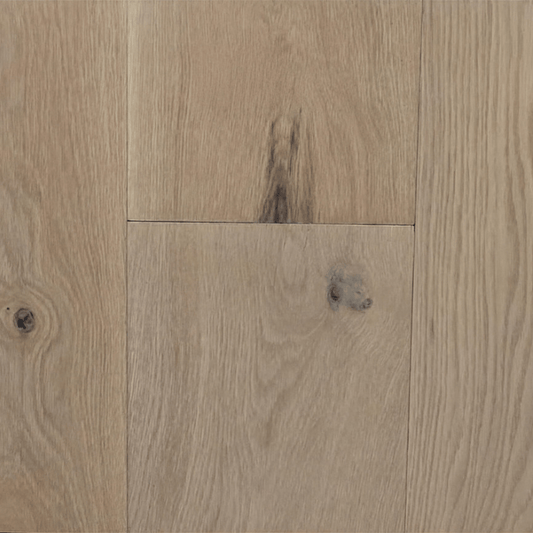 Invisible white oak flooring — natural color, minimal sheen | Mill & Woods