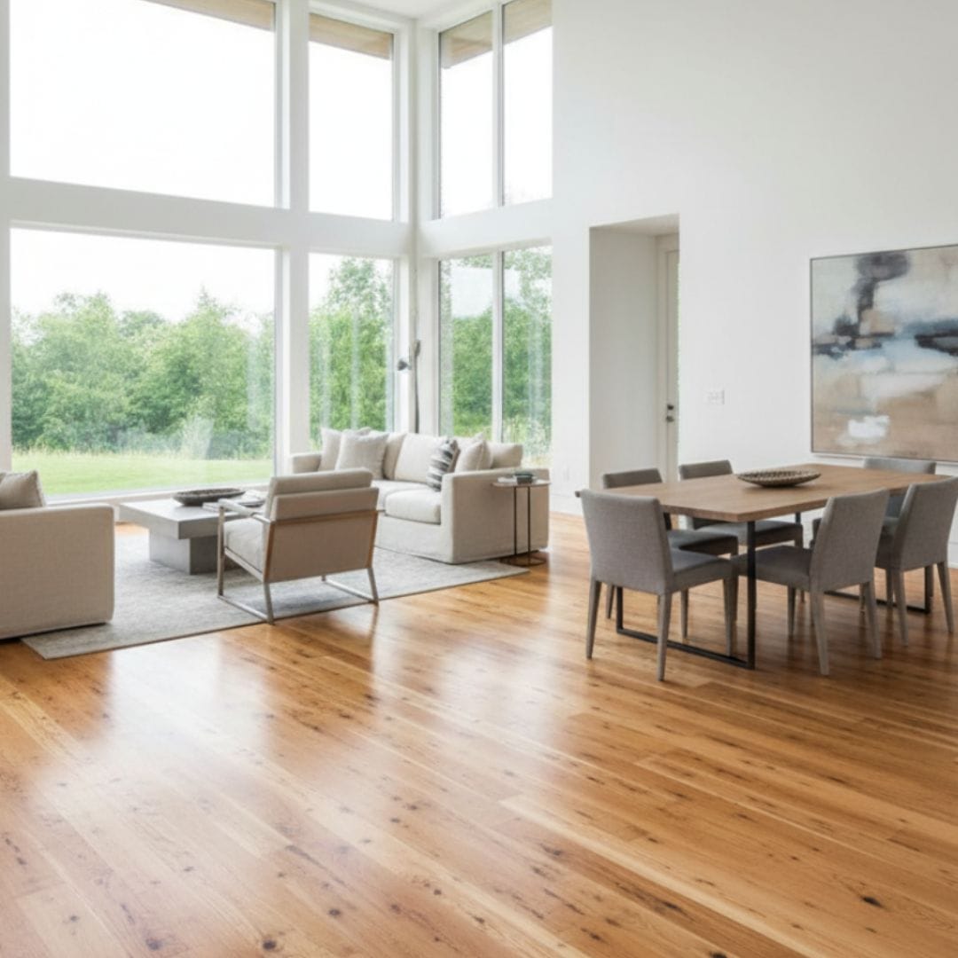 Naturally Reclaimed wide plank heart pine flooring | Mill & Woods