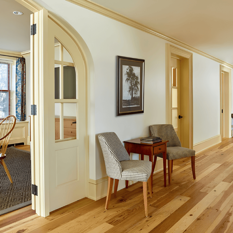 Naturally Reclaimed raw heart pine flooring swatch | Mill & Woods Atlanta