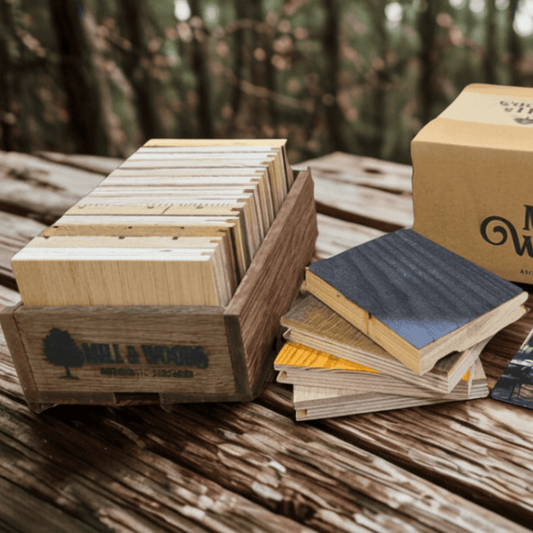 Mill & Woods Wooden Sample Crate