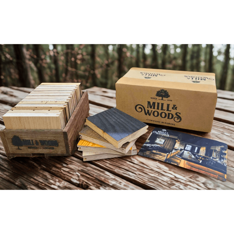 Mill & Woods Wooden Sample Crate