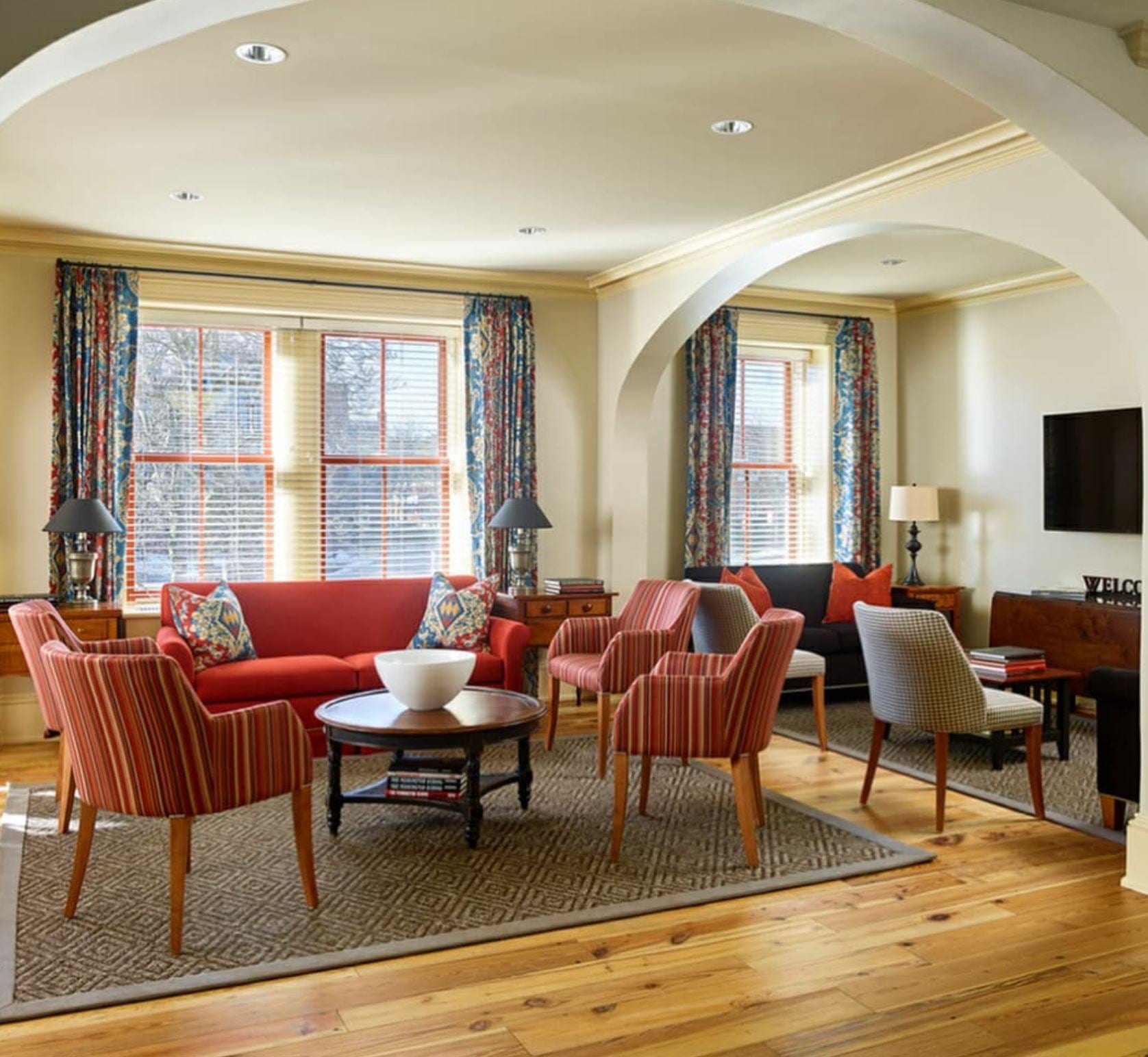 Naturally Reclaimed heart pine flooring room view | Mill & Woods