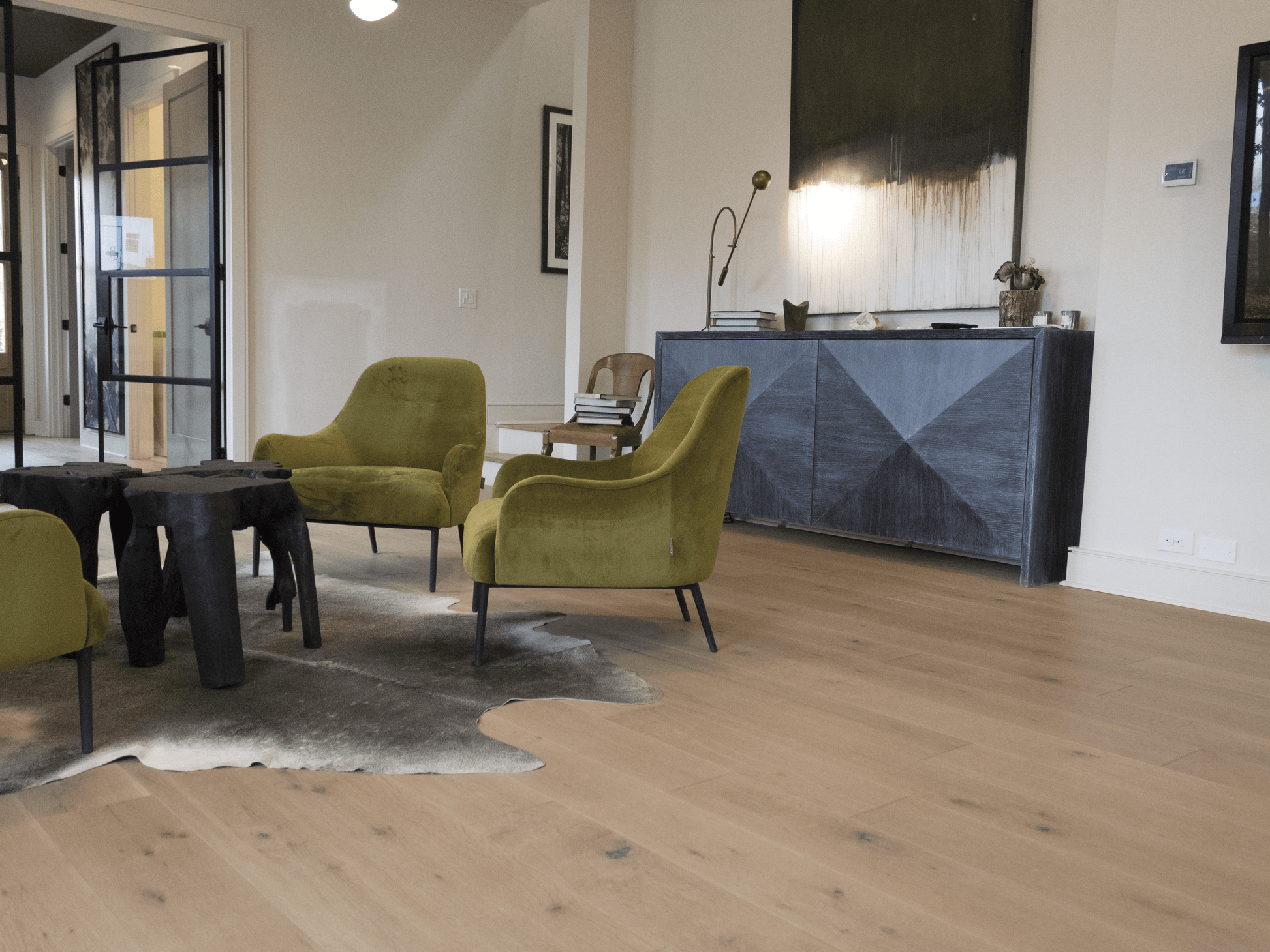 Winter Wheat wide plank white oak flooring — light warm tone | Mill & Woods Atlanta
